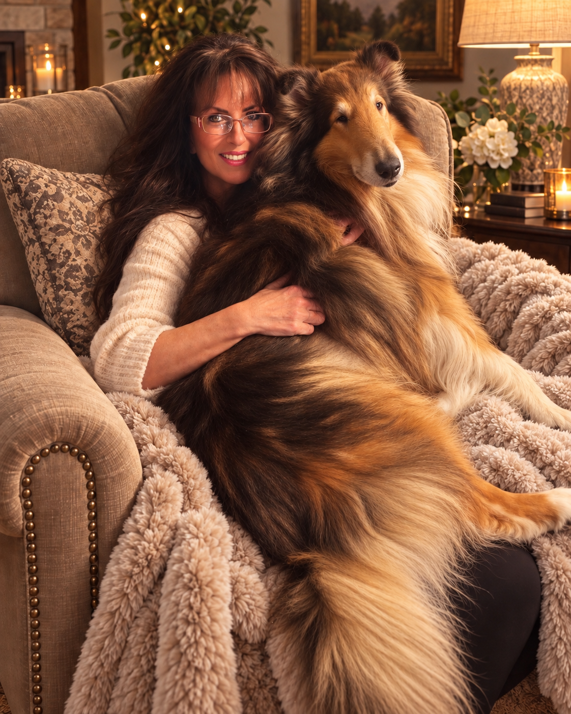 Bogart on Jill’s lap