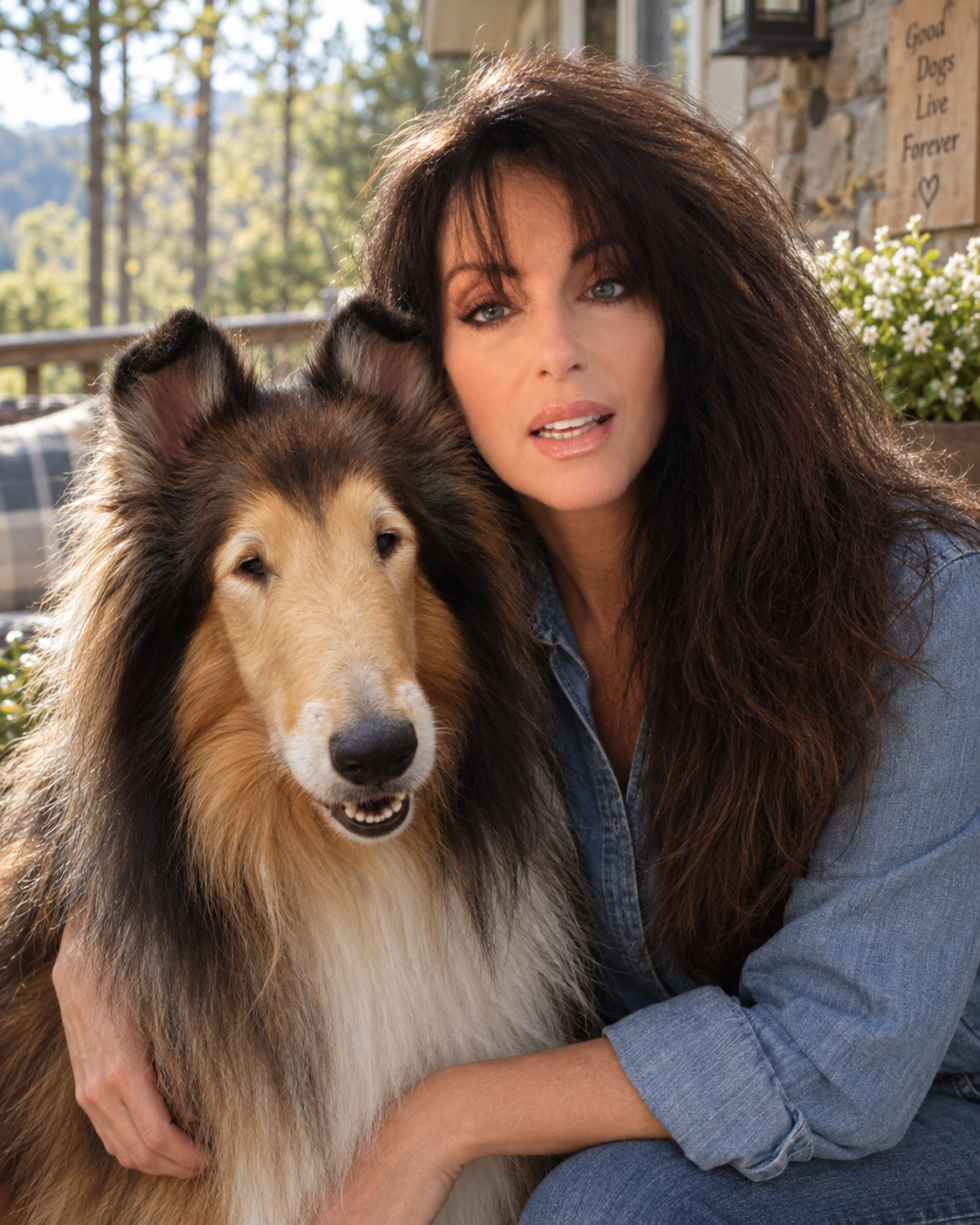 Jill with Coco
